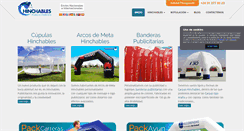 Desktop Screenshot of hinchablespublicitarios.com